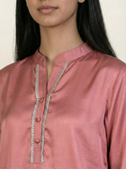Silk Co-ord Set Pink