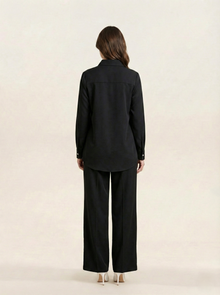 Cotton Co-ord Set Black