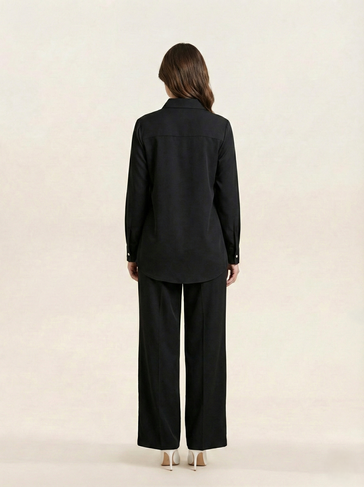 Cotton Co-ord Set Black