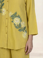 CEY Embroidered Co-ord Set Yellow
