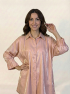 Silk Co-ord Set Tea Pink