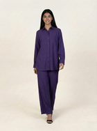 Irish Linen Co-ord set Purple