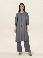 Solid Irish Linen 2 Piece Suit Grey