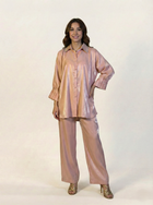 Silk Co-ord Set Tea Pink