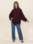 Maroon Georgette Free Size Kurti