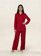 Linen Co-ord Set Red