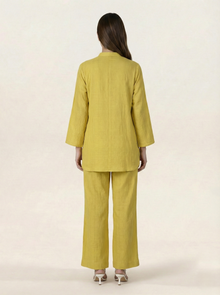 CEY Embroidered Co-ord Set Yellow