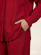 Linen Co-ord Set Red