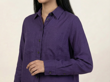 Irish Linen Co-ord set Purple