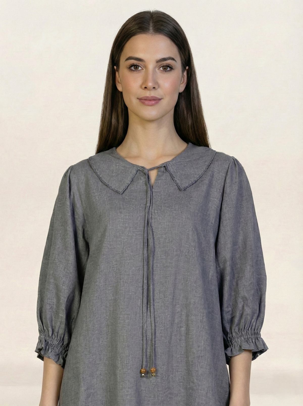Solid Irish Linen 2 Piece Suit Grey