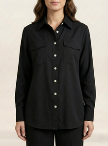 Cotton Co-ord Set Black