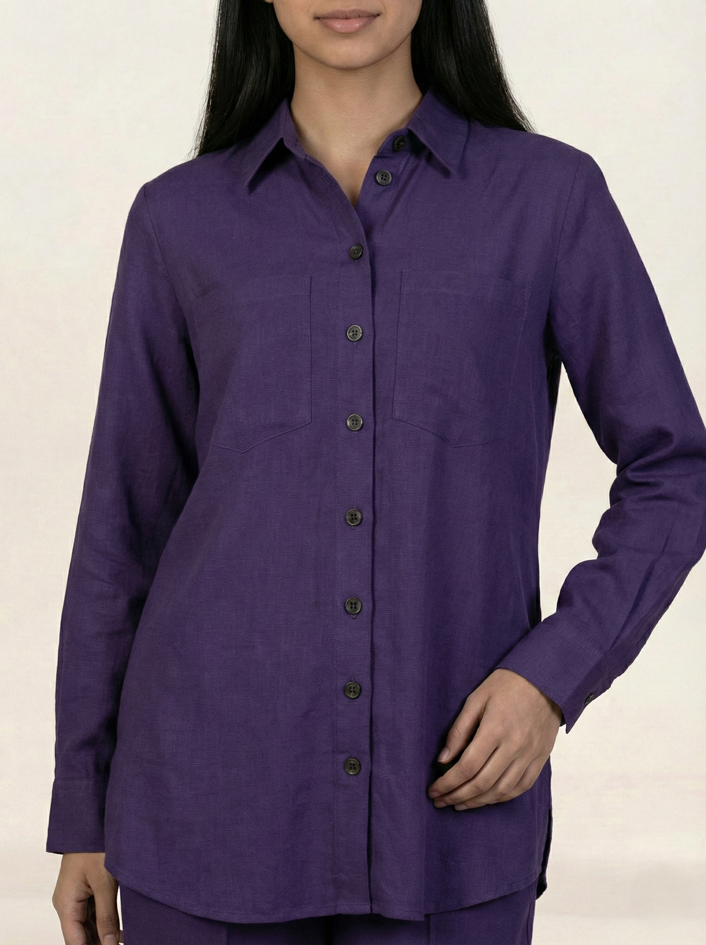 Irish Linen Co-ord set Purple