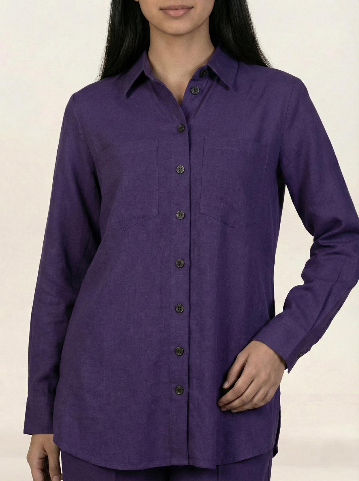 Irish Linen Co-ord set Purple